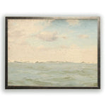 Vintage Landscape X Oil Painting, Silver Frame, 10 X 8 1