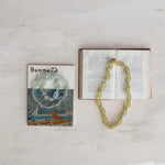 Glass Beads on Jute Cord, Golden, 11