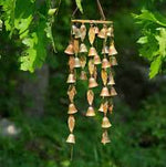 Single Tiered Circle Mobile with Bells and Leaves 2