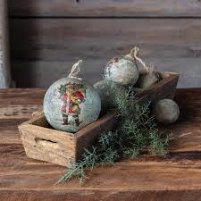 Santa Bearing Gifts Ball Ornament, 4 in.