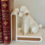 Poodle Shaped Bookends, Set of 2, 5