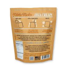 Noble Mick's Boozy Milkshake, Java Cream