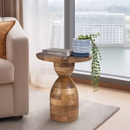 Simple Side Table, Natural