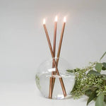 Everlasting Candles Copper, candles only,  set of 3 1