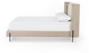 Dobson Bed, King, Perin Oatmeal, 87.5 X 89 X 46 in.