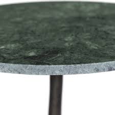 Sophie End Table, Hunter Green Marble