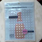 Beau Bottles Prosecco Collection, Brown and White Cane 2