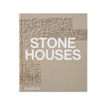 Cover of the book Stone Houses featuring a textured stone wall design, reflecting curated decor style suitable for gifts and interior inspiration by Knotty and Board. 1