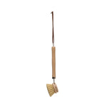 Beech Wood & Tampico Dish Brush w/ Leather Strap 1