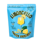 Noble Mick's Frozen Cocktails, Limoncello in bright blue packaging featuring a lemon garnish and natural frozen cocktail imagery, perfect for entertaining and gifts from Knotty and Board. 1