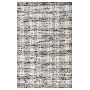 Perth Rug, 2 X 3, Ink Blue and Natural with a textured pattern blending ink blue and natural tones, ideal for adding subtle decor to any room from Knotty and Board.