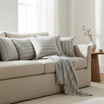 Hasselt Handwoven Linen Pillow, 20 X 20 in. 2
