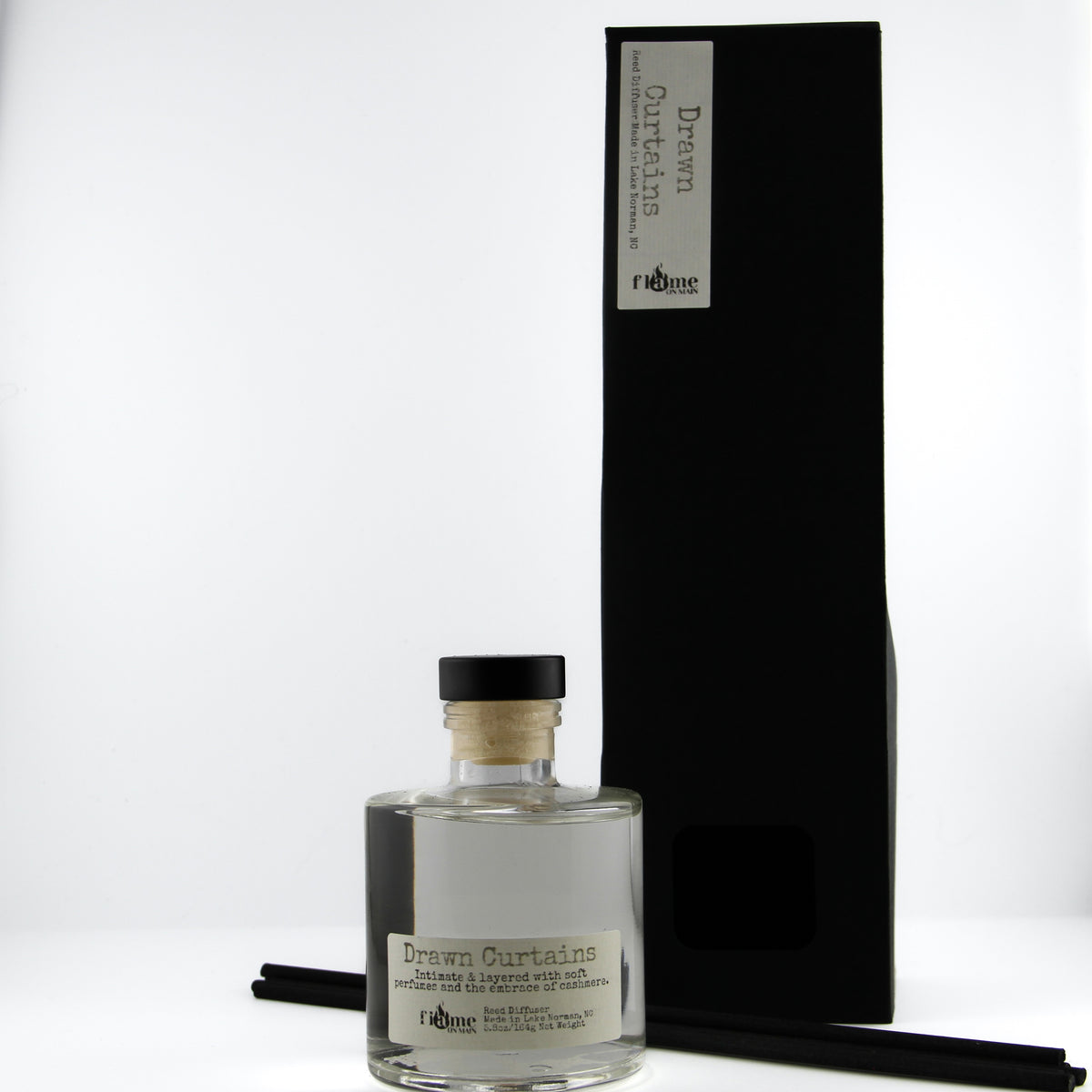 Flame on Main Places We Know Reed Diffuser, Drawn Curtains, 6.2 oz