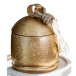 Bell Style Jar, Gold, 4.5 X 6 in. 1
