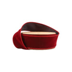 Wired 1.5 in. Double Sided Velvet Ribbon, Bordeaux, 10 yd. 1