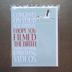 Unboxing Funny New Baby Card 2