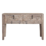 Reclaimed Wood Console Table with 2 Doors, 54 X 16 X 34 1