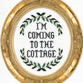 Deluxe Cross Stitch Kit, I'm Coming To the Cottage