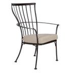 OW Lee, Monterra Dining Arm Chair with Back Cushion, Copper Creek Finish, Beckon Shell 1