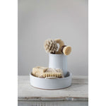 Beech Wood Dish Brush with Leather Tie, 10 in 2