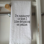 Tea Towel, I’m Outdoorsy 1
