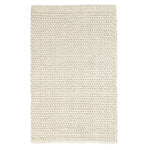 Cosi Wool/Jute Rug, 2 X 3, Ivory with a textured woven design, perfect for adding cozy decor to any kitchen, dining, or entertaining space from Knotty and Board. Every Room Needs A Little Knotty and Board. 1