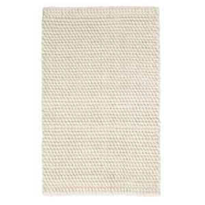 Cosi Wool/Jute Rug, 2 X 3, Ivory with a textured woven design, perfect for adding cozy decor to any kitchen, dining, or entertaining space from Knotty and Board. Every Room Needs A Little Knotty and Board.
