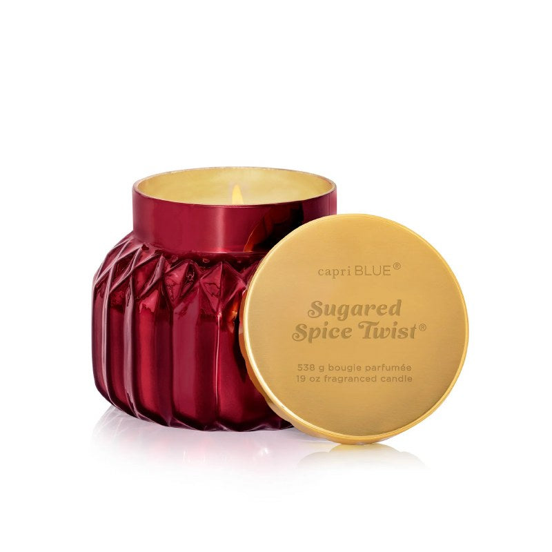 Capri Blue, Sugared Spice Twist, Royal Gem Petite Candle, 8 oz.