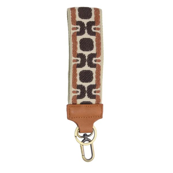 Neutral Geo Echo Easy Find Wristlet, Neutral