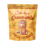 Noble Mick's Frozen Cocktails, Orange Creamsicle pouch with vintage-style orange and yellow design featuring a creamy frozen cocktail illustration, perfect for gifting and entertaining. 1