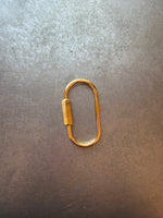 Charm Bar Charm Bag Carabiner 18k Plated 2