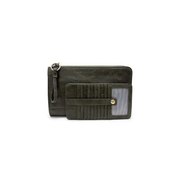 Karina Convertible Wristlet & Wallet, Backwoods Green