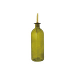 Glass Oil Cruet with Gold Metal Stopper, Olive, 16 oz. 1