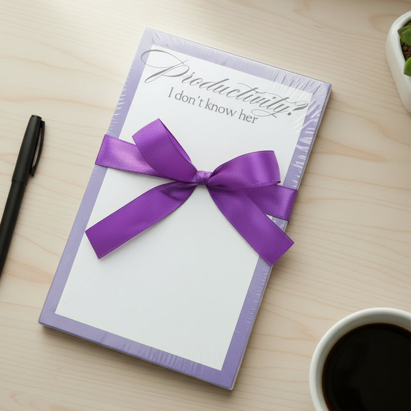 Productivity? I Don't Know Her Notepad, 5 X 8 in.