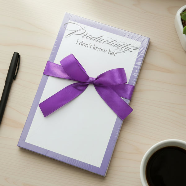 Productivity? I Don't Know Her Notepad, 5 X 8 in.