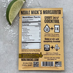 Noble Mick's Single Serve Craft Cocktail, Margarita 3