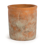 Red Cement Cylinder Pot, 5.75 X 6 in. 1