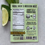 Noble Mick's Single Serve Craft Cocktail, Moscow Mule 3