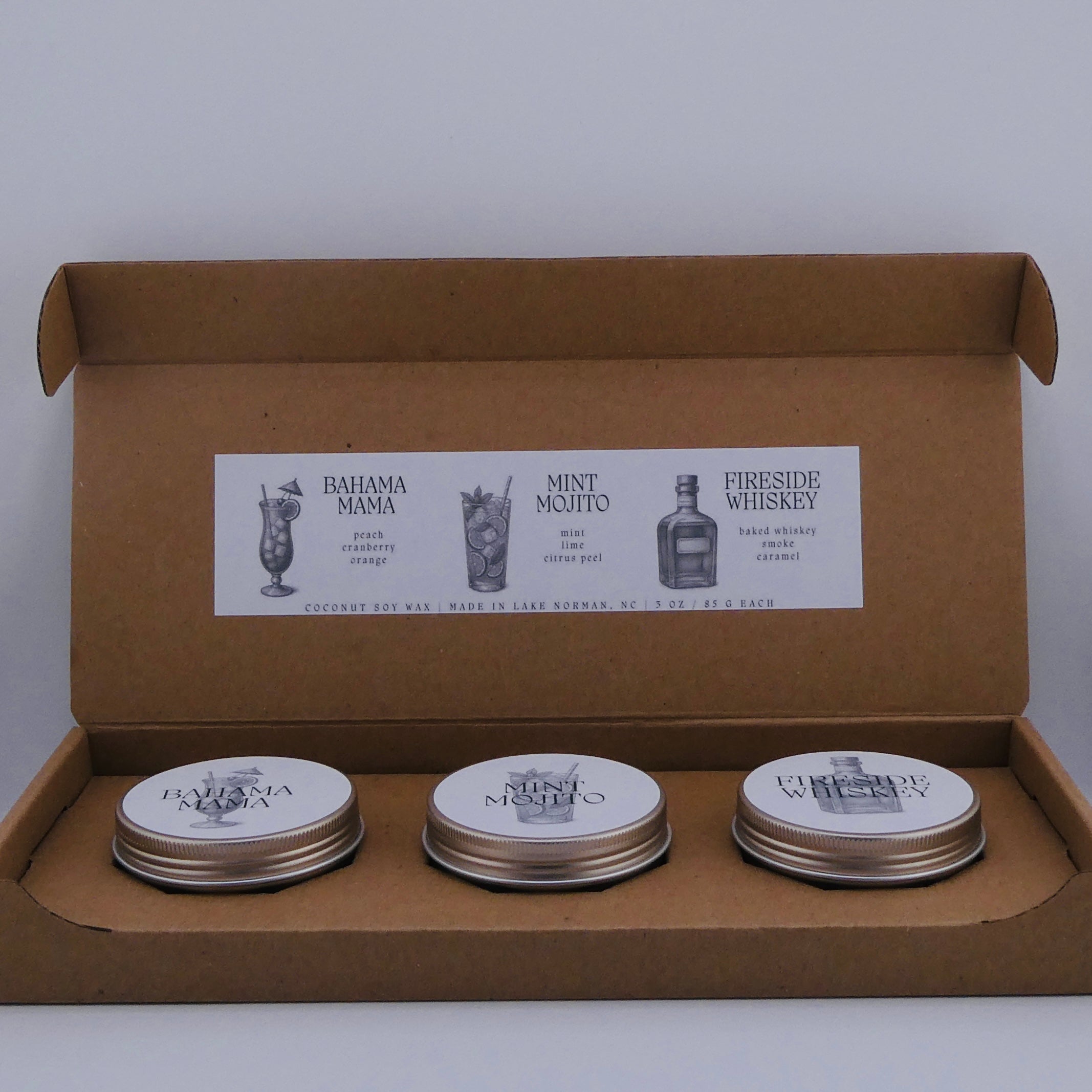 Flame On Main Summer Drink Line, Boxed Trio