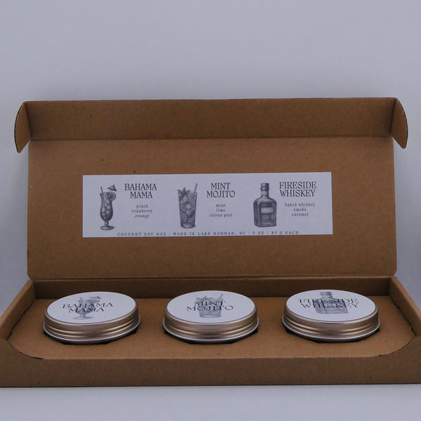 Flame On Main Summer Drink Line, Boxed Trio