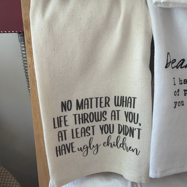 Tea Towel, Ugly Children