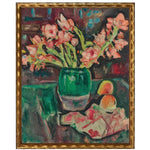 Vintage Oil Painting F Artwork, Gladioli, 16 X 20 in. 1
