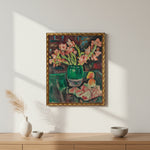 Vintage Oil Painting F Artwork, Gladioli, 16 X 20 in. 2
