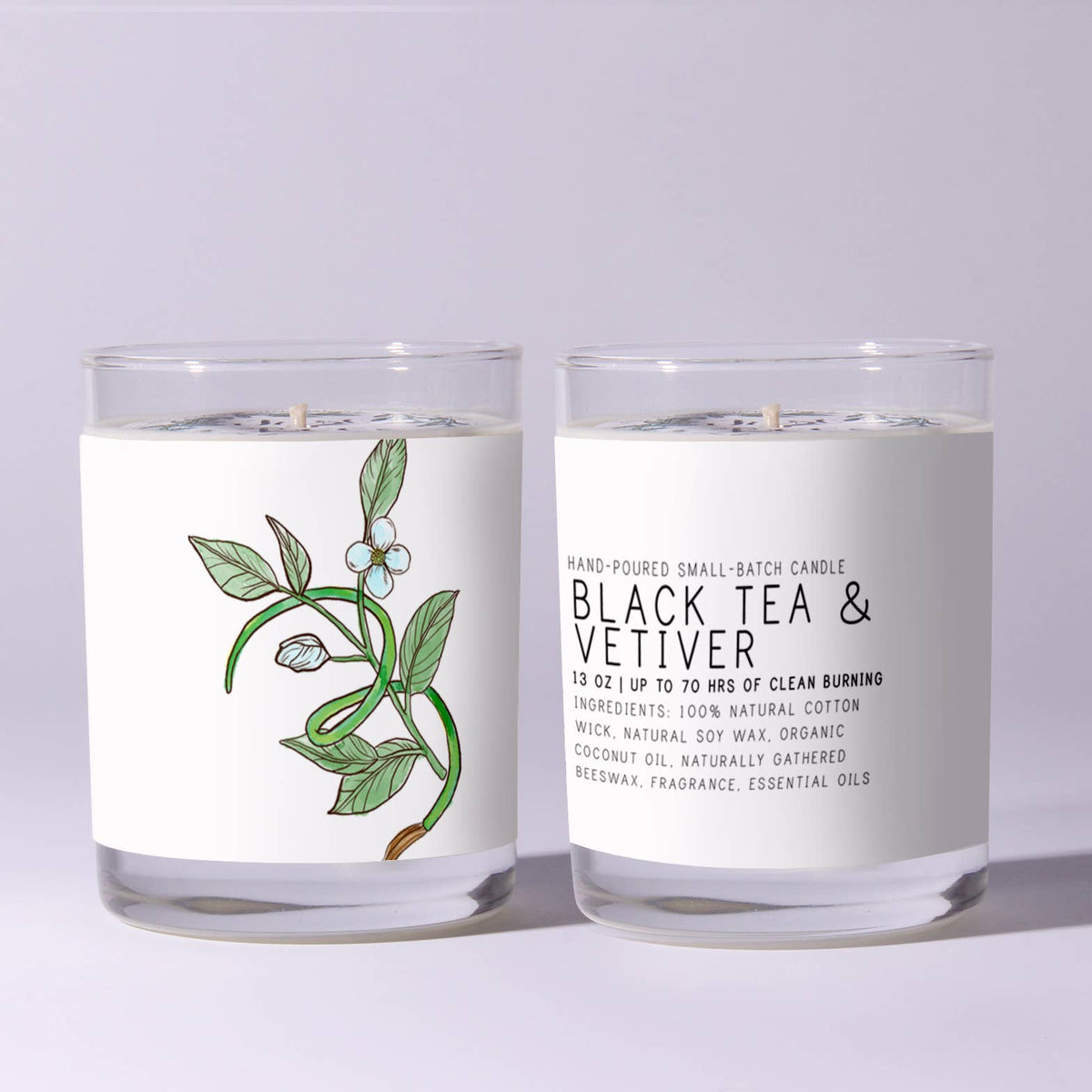 Just Bee Black Tea Vetiver, 7 oz.