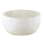 Paulownia Wood Bowl, White, a smooth, minimalist wood bowl perfect for kitchen, dining, or decor, offered by Knotty and Board, your go-to for unique gifts in the US. 1