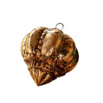 Regal Beaded Antique Gold Glass Ornament, 5 in. 1