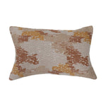 Woven Cotton Blend Jacquard Lumbar Pillow, 24 X 16 in. 1