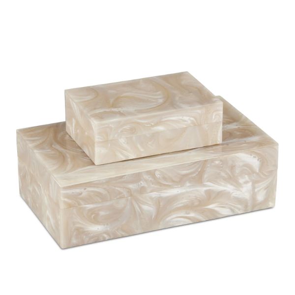 Perlas Swirl Box, Small, 2 X 6 X 4