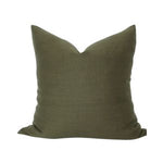 Dark Olive Green Pillow, 20 X 20 1