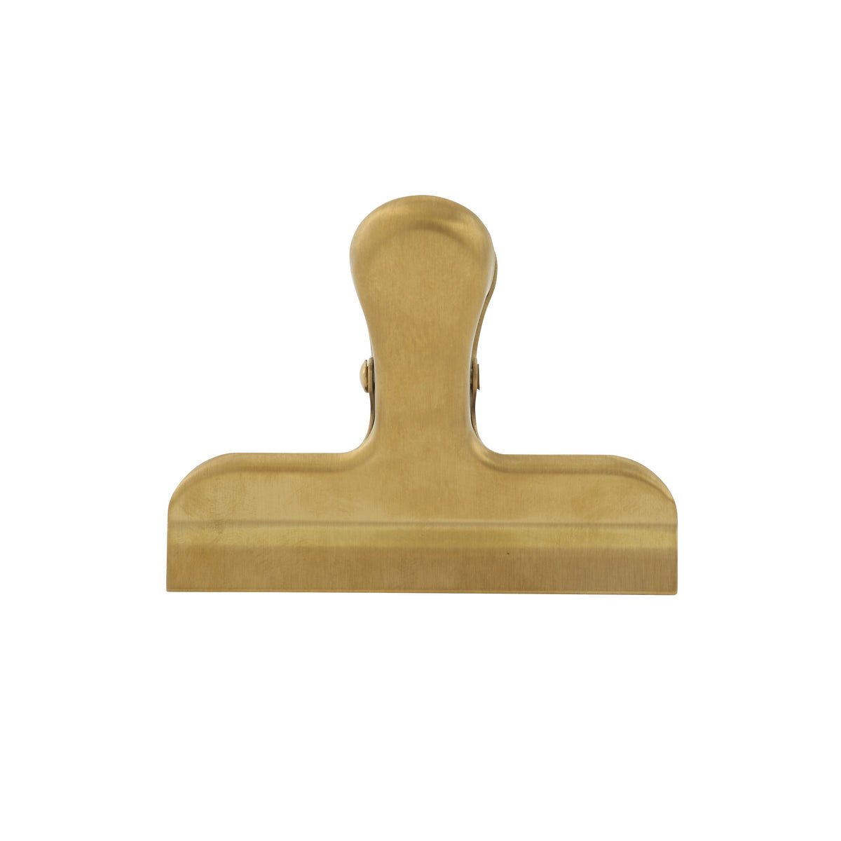Golden Stainless Steel Clip with a simple, sturdy design ideal for organizing kitchen notes, gift tags, or decor accents, perfect for every room’s needs at Knotty and Board.